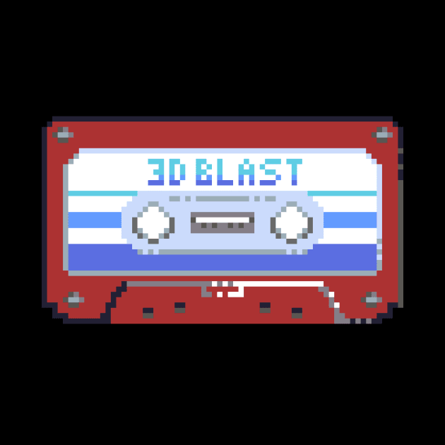 Pixel Cassette Shirt by Forever3DBLAST