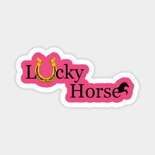 Lucky Horse T-Shirt Magnet