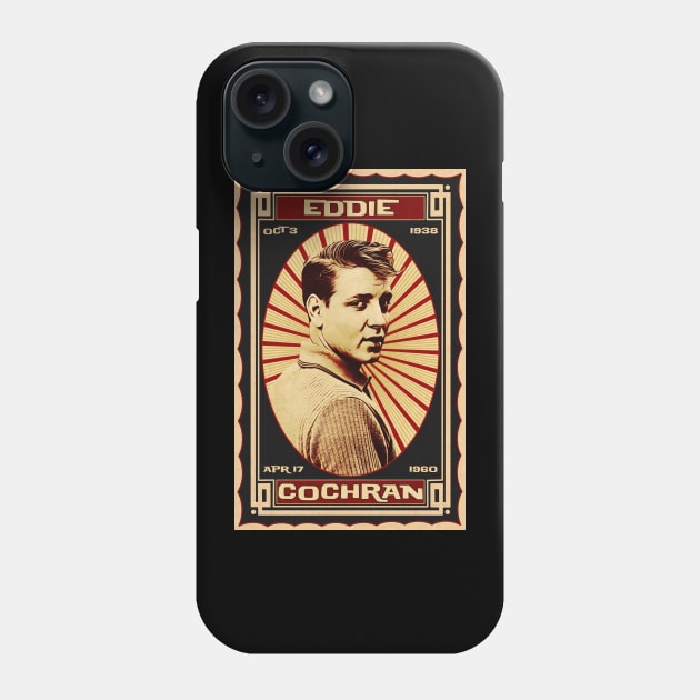 Eddie Cochran Design Phone Case by HellwoodOutfitters