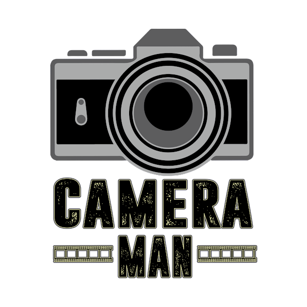 Camera Man - Photographer Guy Photography Hobby Gift by ScottsRed