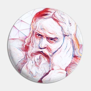 Snorri Sturluson Portrait | Snorri Sturluson Artwork | Line Art Pin