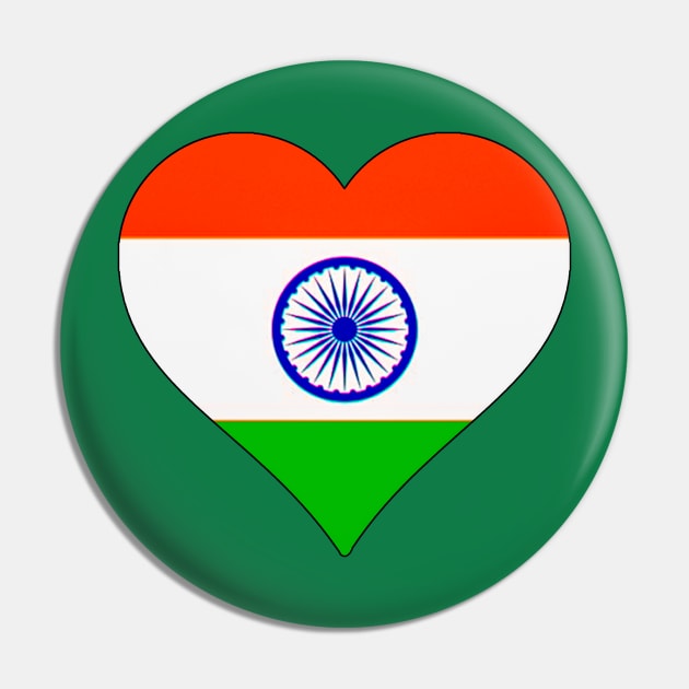 India Heart Pin by dalyndigaital2@gmail.com