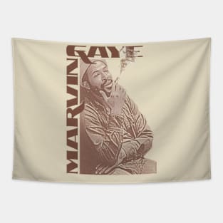 Marvin Gaye \\\ Prince of Motown Retro Icon FanArt Tapestry