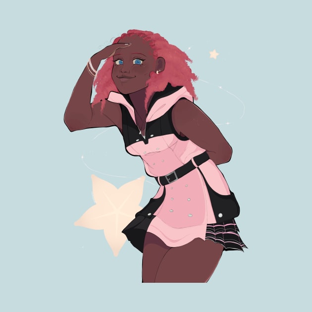 Blacktober Kairi by Naniidraws