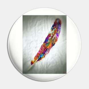 Colorful Feather Pin