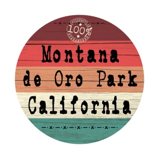 Montana de Oro Park California retro T-Shirt
