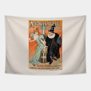 Absinthe Parisienne France Vintage Advertising Poster 1896 Tapestry