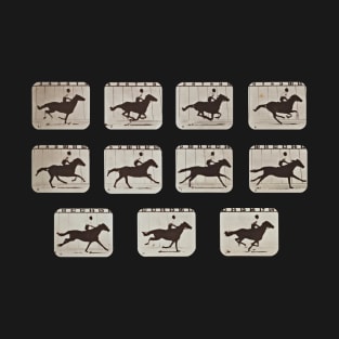 Vintage Horse In Motion - Sallie Gardner at a Gallop T-Shirt