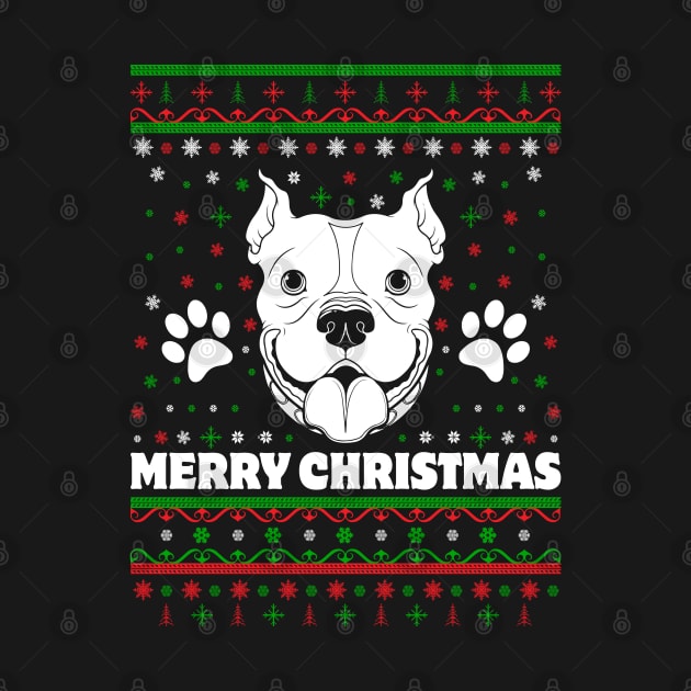 Pitbull Christmas by DennisMcCarson