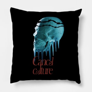 Cancel Culture Skullart Pillow