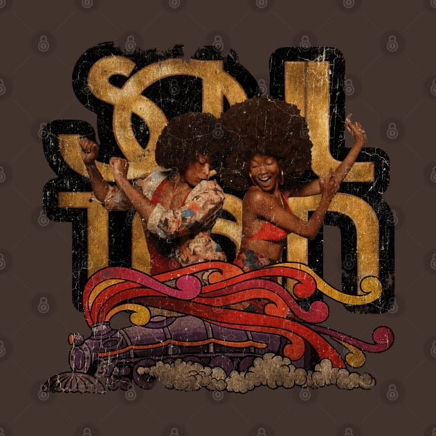 Soul Train Vintage Look Fan Design