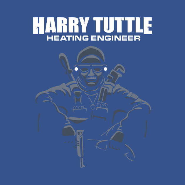 Disover Harry Tuttle - Heating Engineer - Movies - T-Shirt