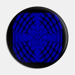 Elliptical Blue Pin