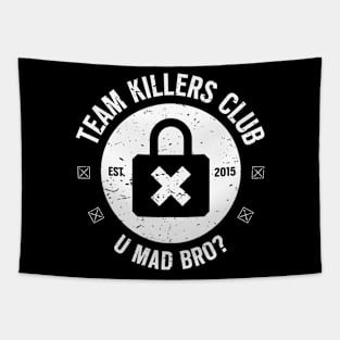 Team Killers Club (white) Tapestry