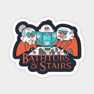 Bathtubs & Stairs Magnet