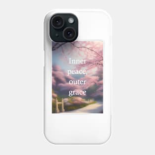 Inner peace, outer grace Phone Case