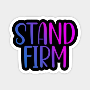 Colorful Stand firm Christian Design Magnet