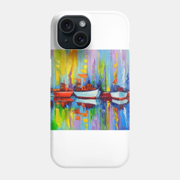 Sailboats berth Phone Case by OLHADARCHUKART