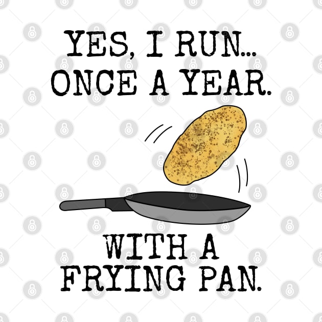 Pancake Day Race Sarcasm Funny by doodlerob