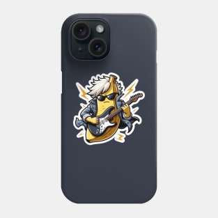 Banana Rockstar Riffs - Electric Guitar Phone Case