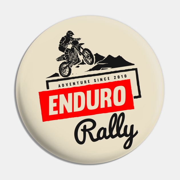 Enduro Rally Club Pin by RadCoolguy