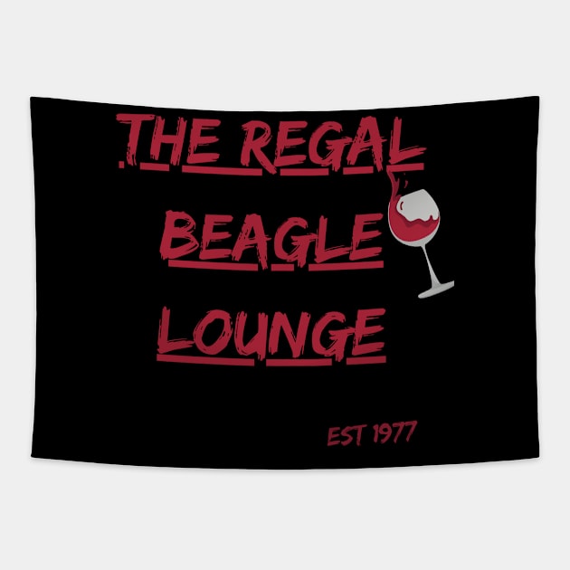 regal beagle lounge Tapestry by smailyd