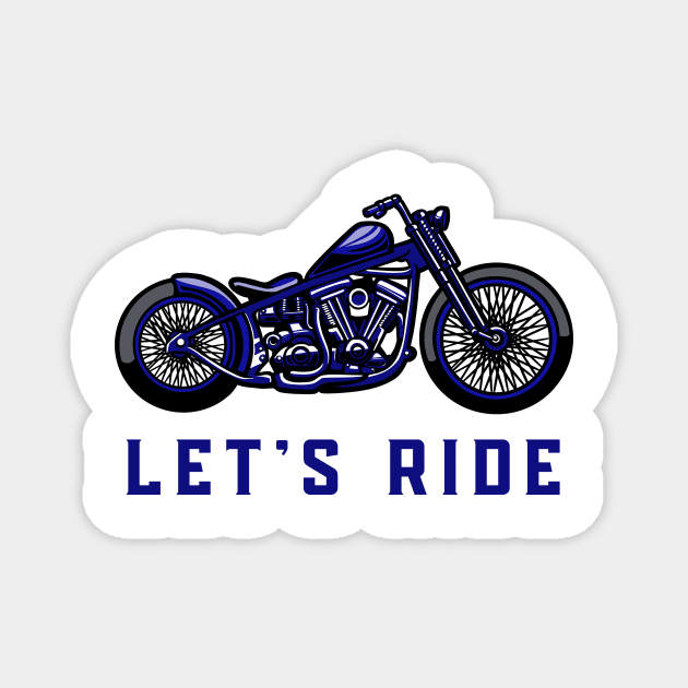 Let's Ride Magnet by DiscoverNow