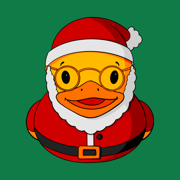 Santa Claus Rubber Duck by Alisha Ober Designs