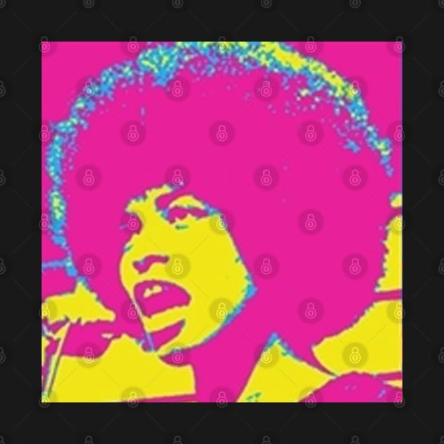 Angela Davis - Stylized Bright by Tainted