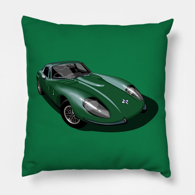 Marcos 3 litre in green Pillow by candcretro