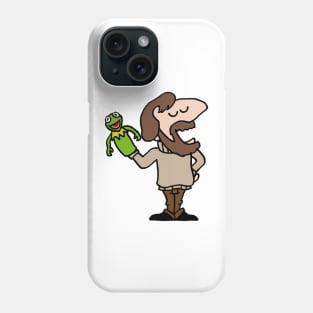 Jim and his frog Phone Case