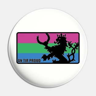 An Tir Pride - Polysexual - Oblong Pin