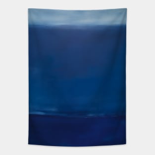 Blue Modern Abstract Tapestry