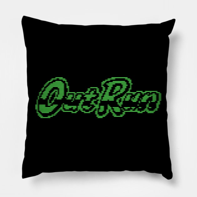 OutRun Commodore 64 8-Bit Retro 80s Pillow by StebopDesigns