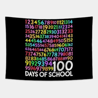 100th Day Of School Teacher Kids 100 Days Math Numbers Kids Tapestry