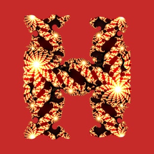 Fractal H Initial T-Shirt