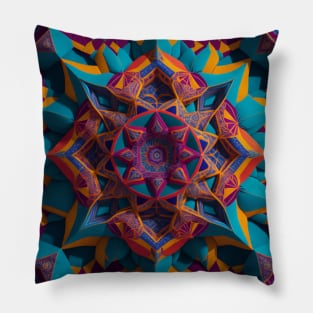 Kaleidoscope of geometric patterns Pillow