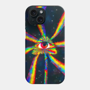 magical mushroom is watching you Phone Case