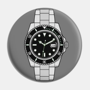 Luxury Divers Watch Pin