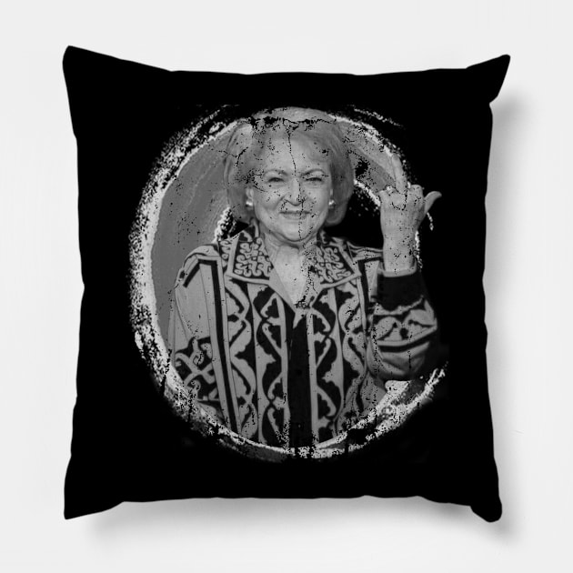 Pose Dorothy Zbornak F*ck Cool Vintage Pillow by lordwand