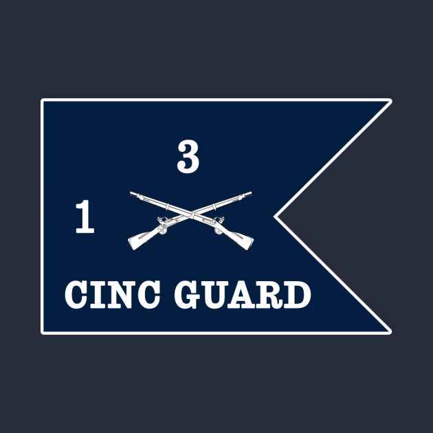 Throwback TOG PT Shirt - CINC Guard 1/3 IN - White lettering by toghistory