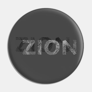 ZION contours in B & W Pin