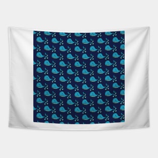 Cute Whale Tapestry