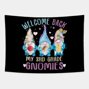 Welcome Back my 3rd grade gnomies..Back to school cute Gift Tapestry