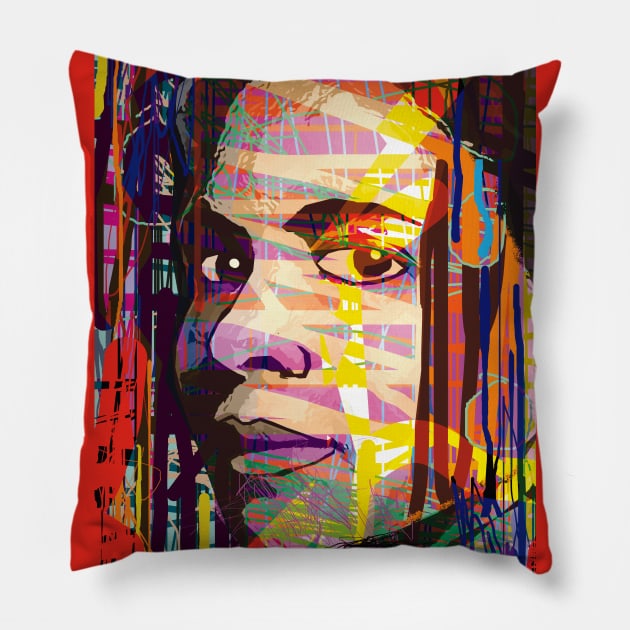 Nella Larsen - Close-up Pillow by Exile Kings 