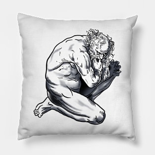 Plutone - Gustave Doré Pillow