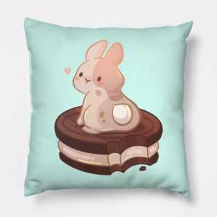 Chocolate Sandwich Cookie Bunny Pillow