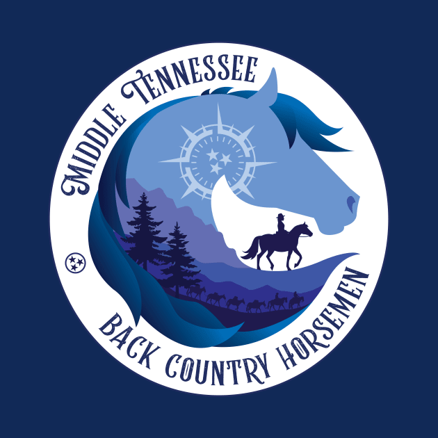 Middle TN Back Country Horsemen • Blue by FalconArt