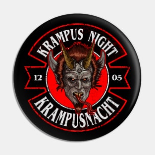 Krampus Night, Krampusnacht, December 5th Pin