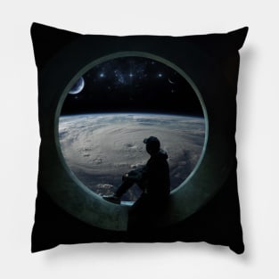 View to planet Pillow